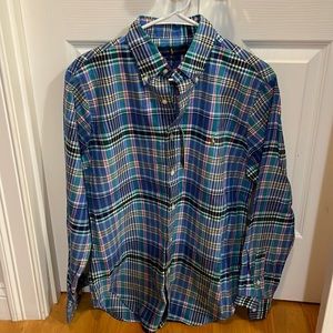 NWT Polo plaid button down dress shirt